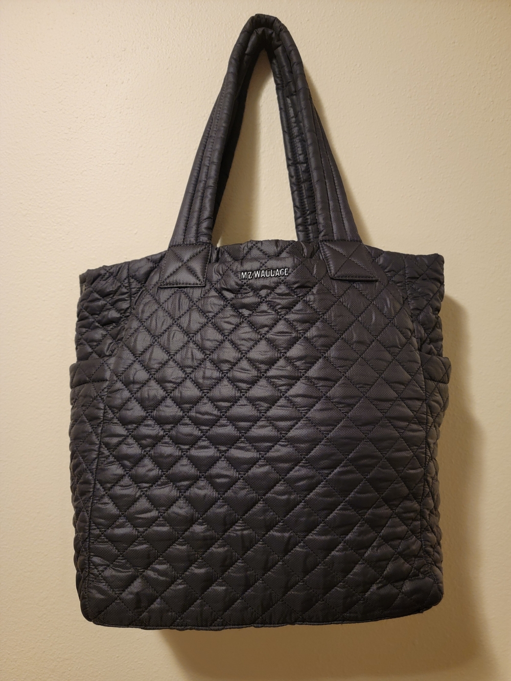 MZ Wallace Quilted Medium Tote Bag in Black